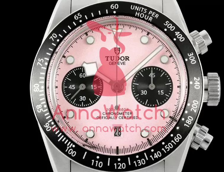 Black Bay Chrono 41mm SS / SS Pink Dial BLSF A7750