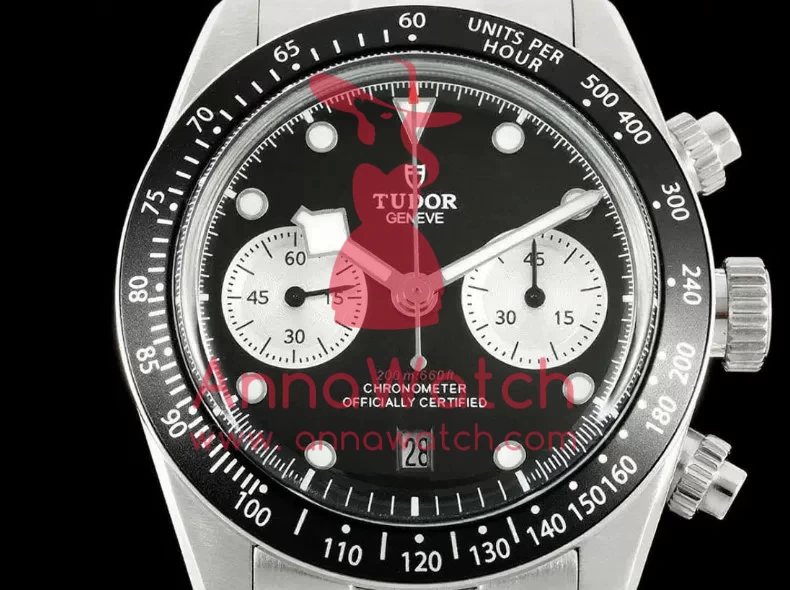 Black Bay Chrono 41mm SS / SS Black / Wht Dial BLSF A7750