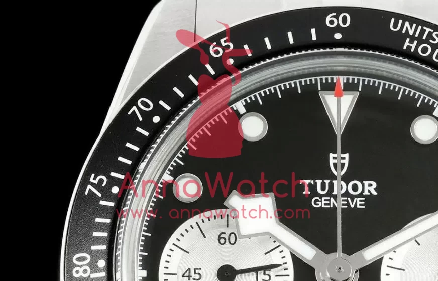 Black Bay Chrono 41mm SS / SS Black / Wht Dial BLSF A7750 - Image 5