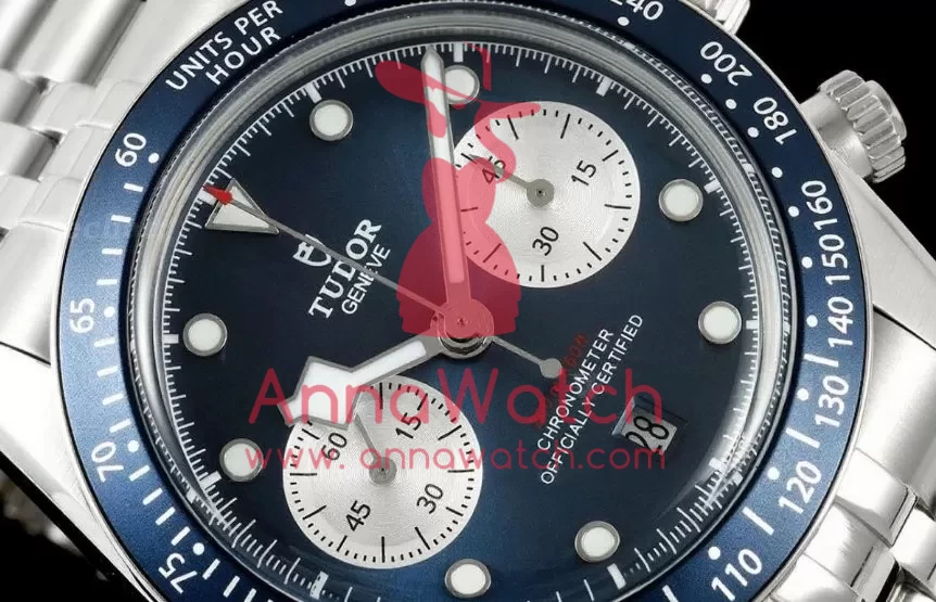 Black Bay Chrono 41mm SS / SS Blue Dial BLSF A7750 - Image 3