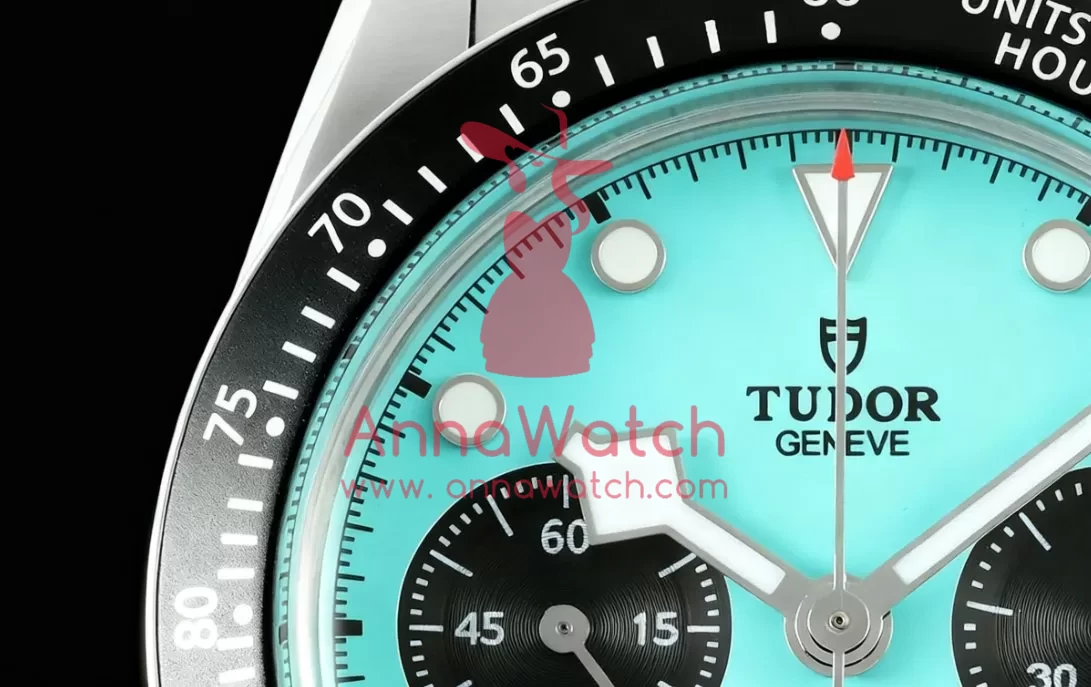 Black Bay Chrono 41mm SS / SS Tiffany Blue Dial ZF A7750 - Image 3
