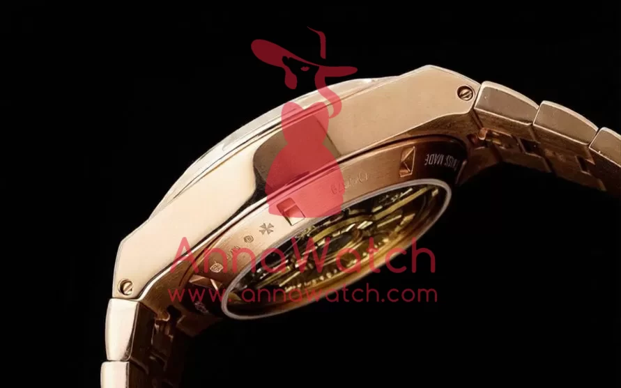 Overseas 5520V 41mm RG / RG Green Dial 8F A7750 Mod - Image 8