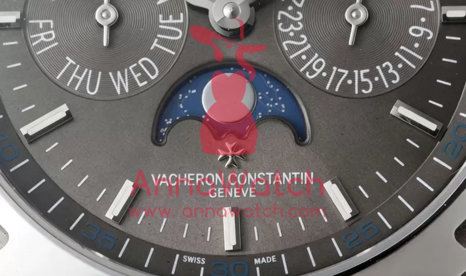Overseas Perpetual Calendar 4300V SS / SS Grey / Stk 8F A1120 - Image 4