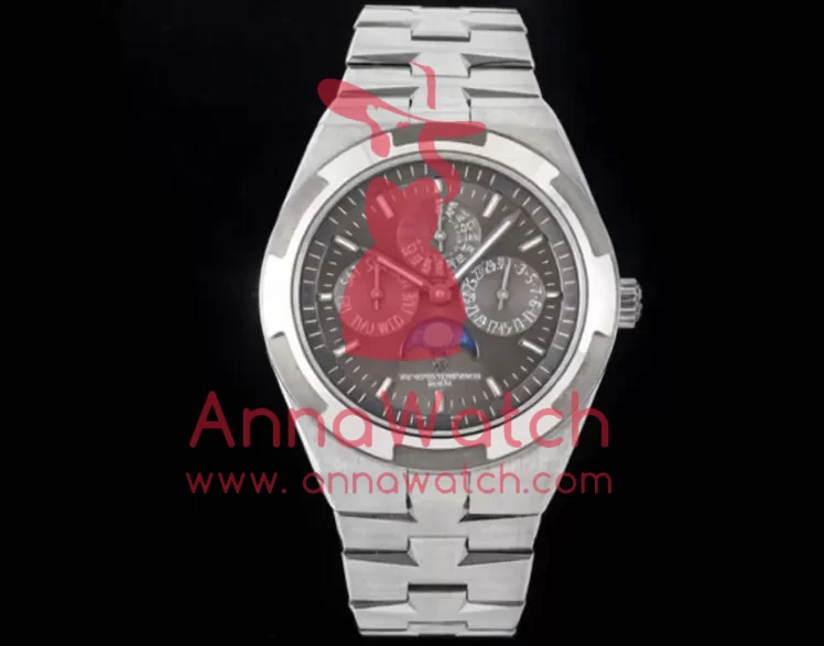Overseas Perpetual Calendar 4300V SS / SS Grey / Stk 8F A1120 - Image 5