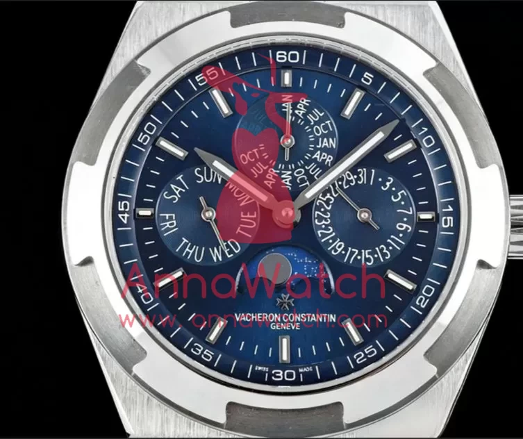 Overseas Perpetual Calendar 4300V SS / SS Blue / Stk 8F A1120 - Image 4