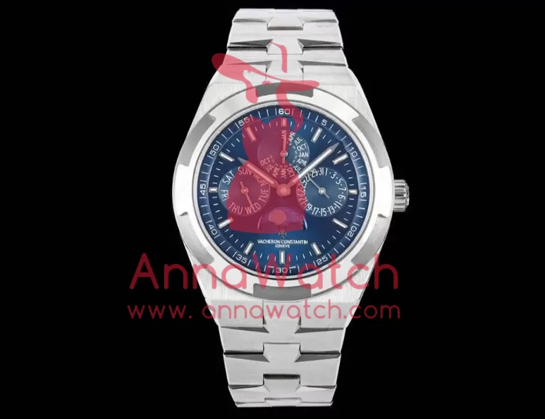 Overseas Perpetual Calendar 4300V SS / SS Blue / Stk 8F A1120 - Image 2
