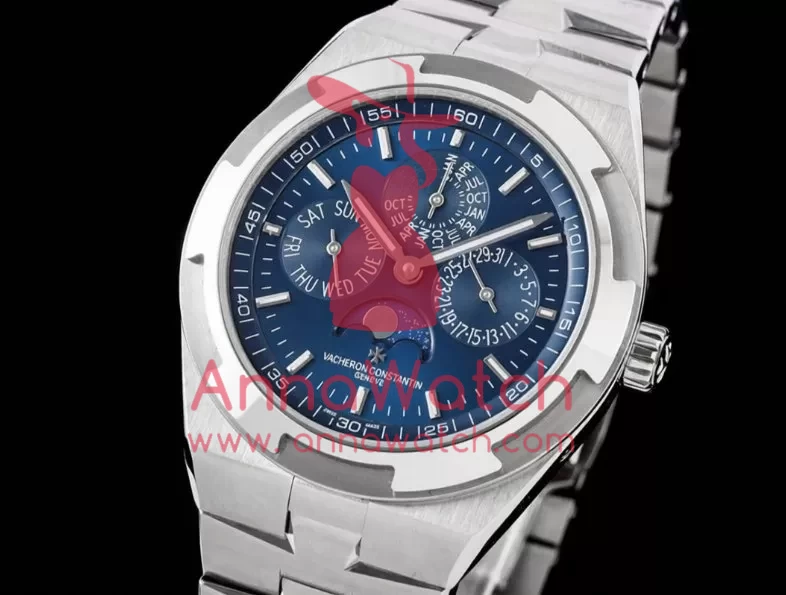 Overseas Perpetual Calendar 4300V SS / SS Blue / Stk 8F A1120 - Image 3