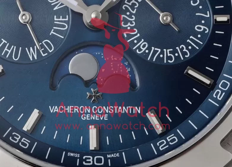 Overseas Perpetual Calendar 4300V SS / SS Blue / Stk 8F A1120 - Image 6