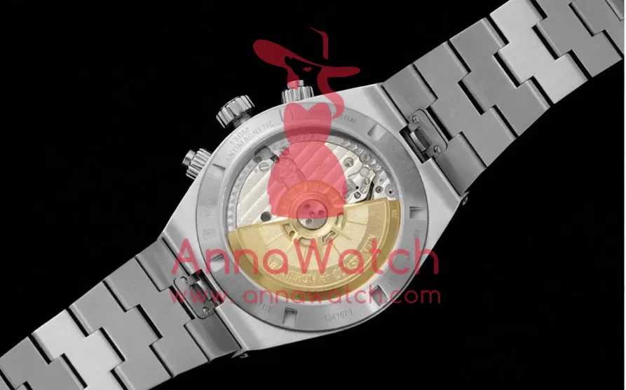 Overseas 5520V 41mm SS / SS Green Dial 8F A7750 Mod - Image 8