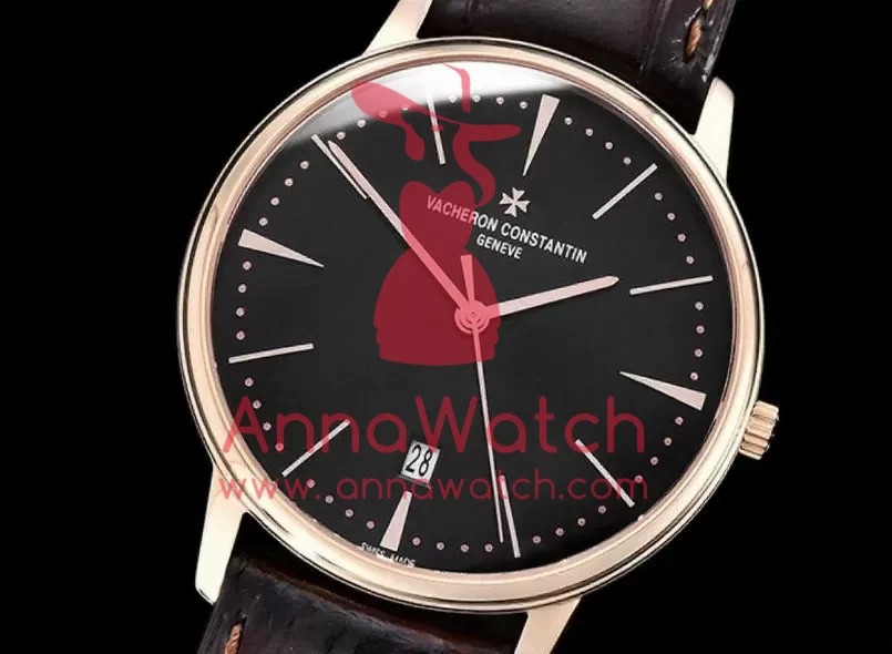 Vacheron Constantin ?C Patrimony Ref.85150 RG / LE Black / Stick MKF V2 MY9015 - Image 5