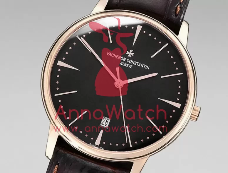 Vacheron Constantin ?C Patrimony Ref.85150 RG / LE Black / Stick MKF V2 MY9015 - Image 6