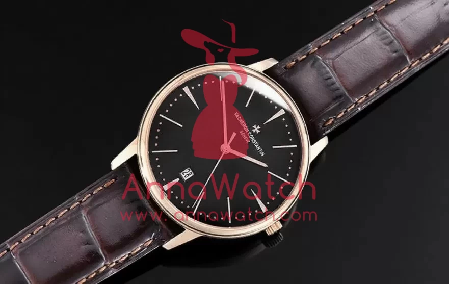 Vacheron Constantin ?C Patrimony Ref.85150 RG / LE Black / Stick MKF V2 MY9015 - Image 4