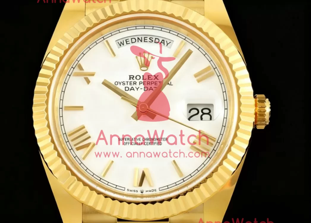 DayDate 228238 40mm YG / YG White / Rmn ARF VR3255 (Gain Weight) - Image 2