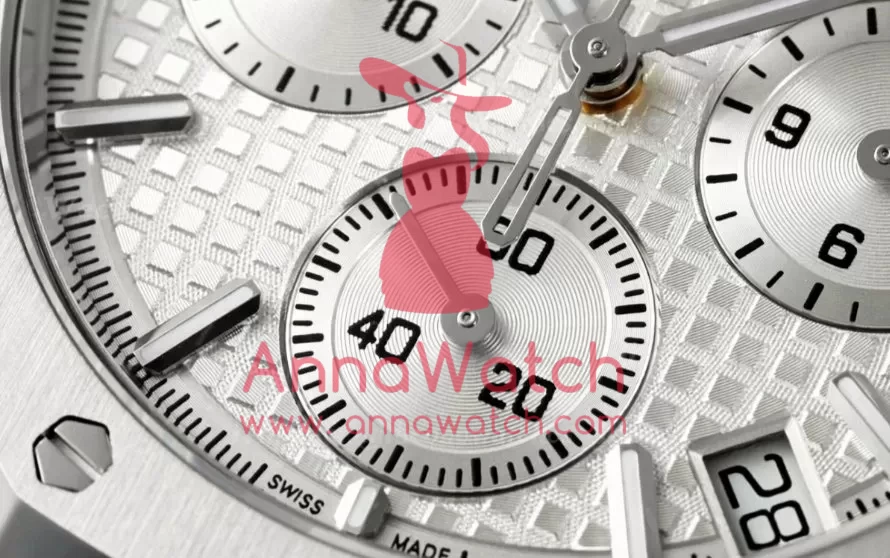 Royal Oak Chrono 26240 41mm SS / SS White Dial TOPF DD4401 Super Clone - Image 5