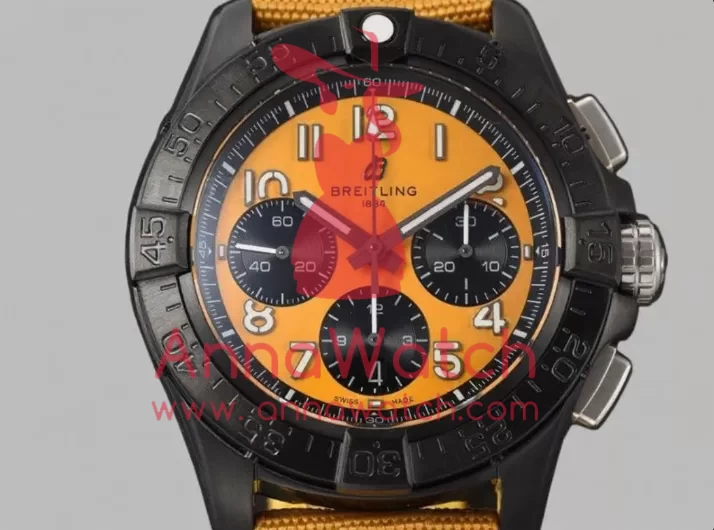 Avenger B01 Chrono Night Mission 44mm DLC / NY Yellow Dial BLSF Cal.01 - Image 3