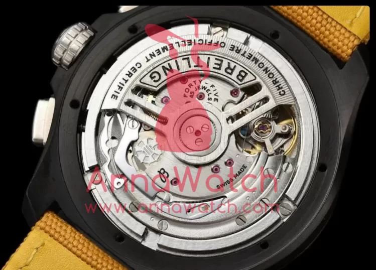 Avenger B01 Chrono Night Mission 44mm DLC / NY Yellow Dial BLSF Cal.01 - Image 7