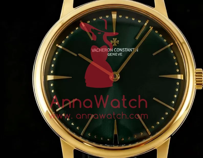 Patrimony 81180 YG / LE Green Dial KZF MY9015 - Image 7