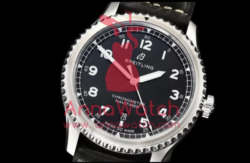 Navitimer 8 Automatic 41 A17314 SS / LE Black ZF A2824 - Image 2
