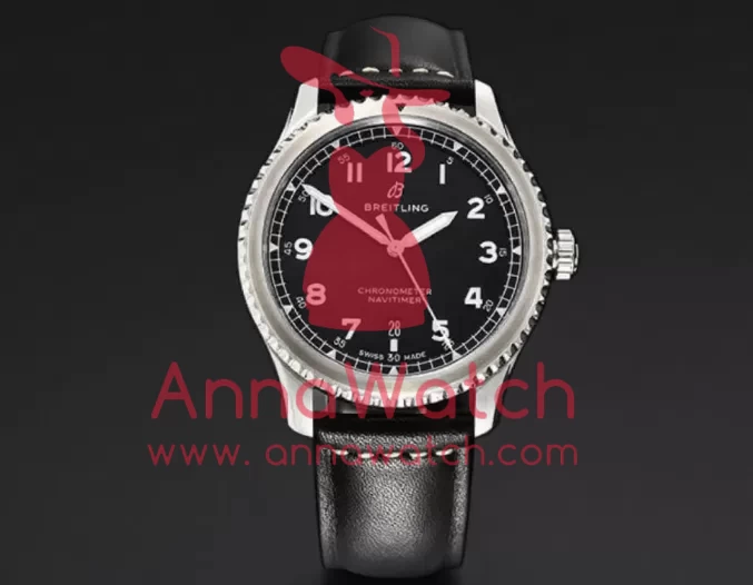 Navitimer 8 Automatic 41 A17314 SS / LE Black ZF A2824 - Image 3