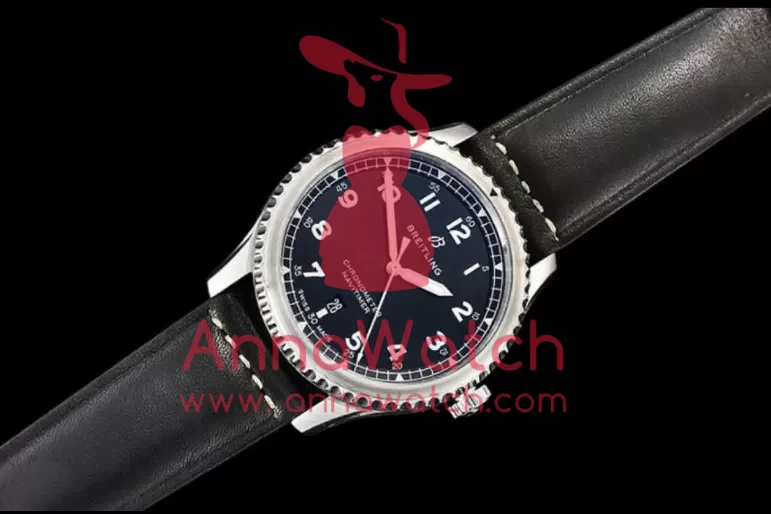 Navitimer 8 Automatic 41 A17314 SS / LE Black ZF A2824 - Image 4