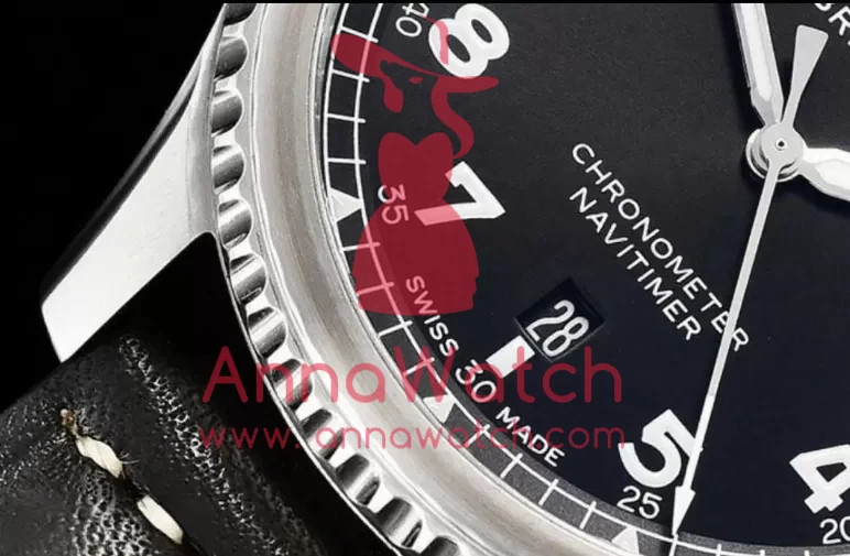 Navitimer 8 Automatic 41 A17314 SS / LE Black ZF A2824 - Image 5