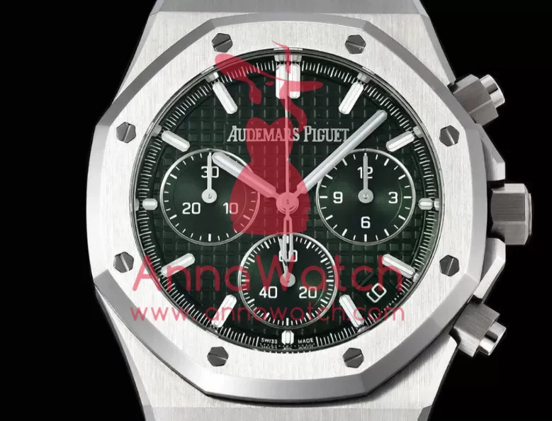 Royal Oak Chrono 26240 41mm SS / SS Green Dial TOPF DD4401 Super Clone - Image 2