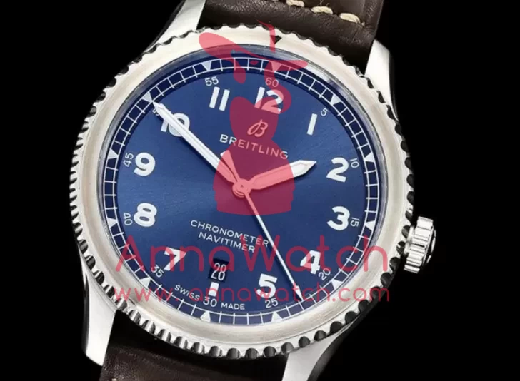 Navitimer 8 Automatic 41 A17314 SS / LE Blue ZF A2824