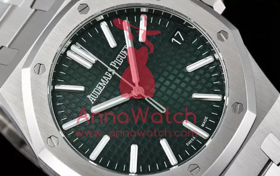 Royal Oak 41mm 15510 SS / SS Green / Stk TOPF DD4302 Super Clone - Image 3