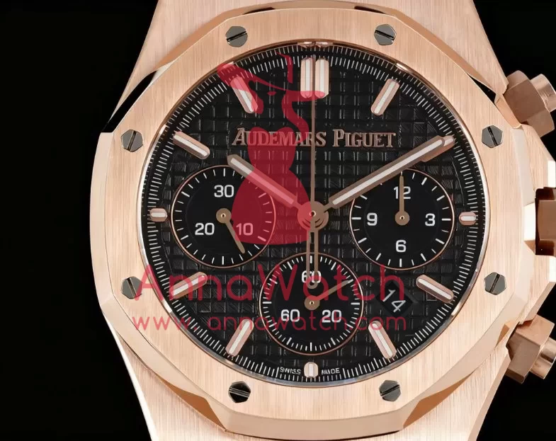 Royal Oak Chrono 26240 RG / RG Black / Stk BF A7750 - Image 2
