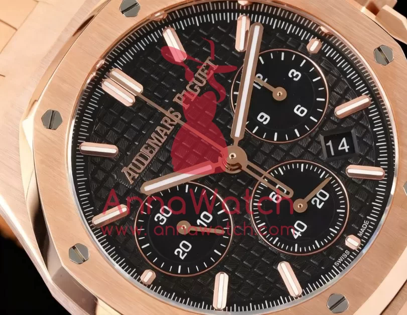 Royal Oak Chrono 26240 RG / RG Black / Stk BF A7750 - Image 4