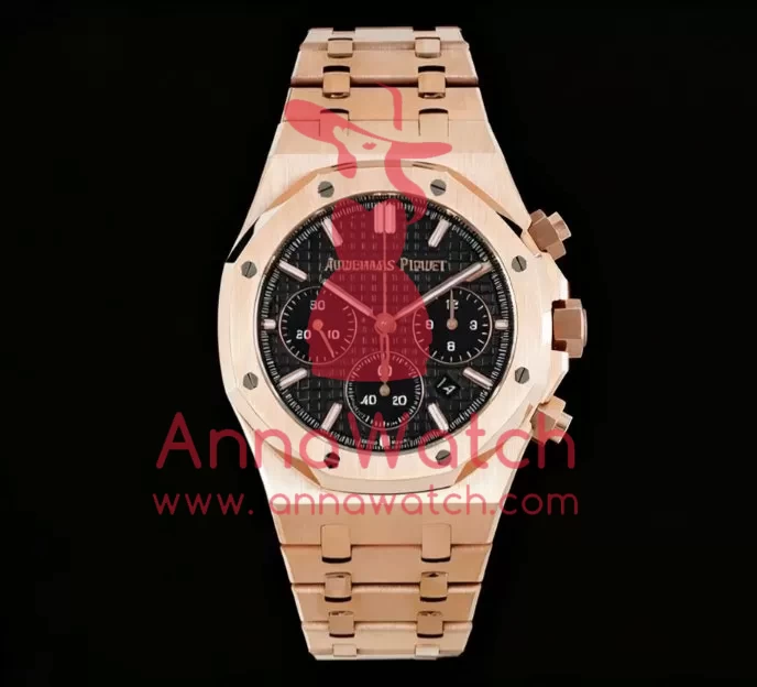 Royal Oak Chrono 26240 RG / RG Black / Stk BF A7750 - Image 5