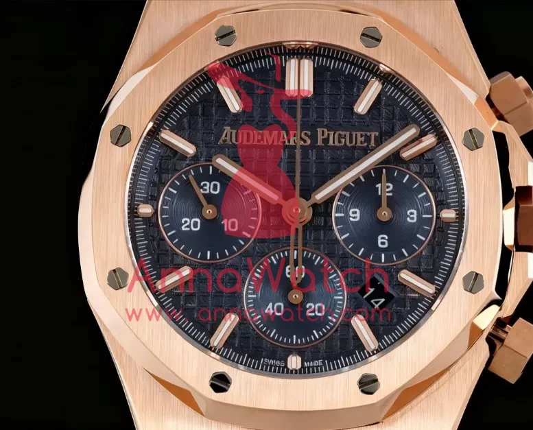 Royal Oak Chrono 26240 RG / RG Blue / Stk BF A7750 - Image 2