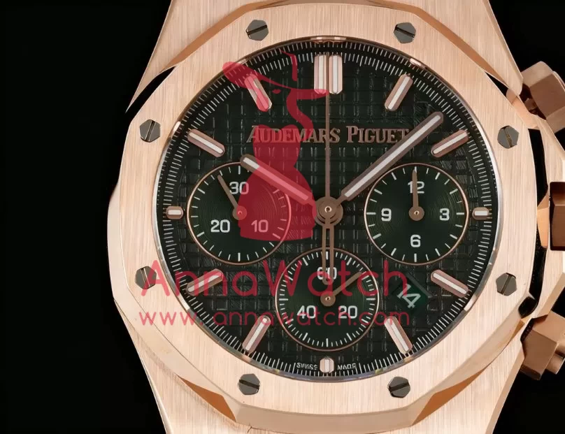 Royal Oak Chrono 26240 RG / RG Green / Stk BF A7750 - Image 2