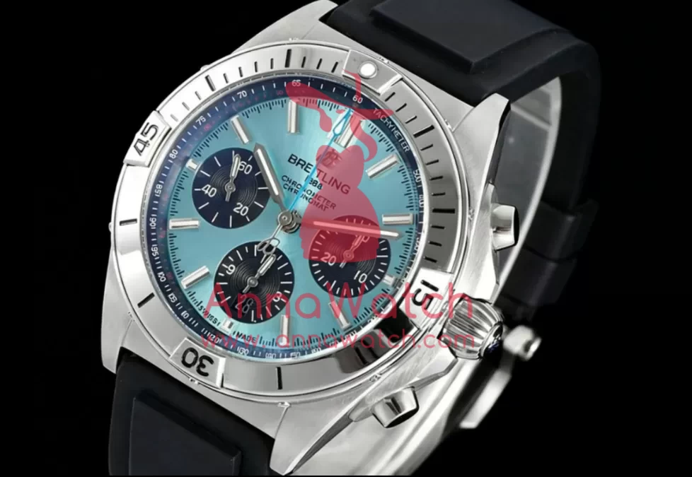 Chronomat B01 42MM SS / RU Ice Blue / Blk TF A7750