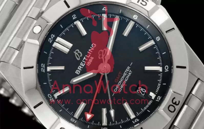 Chronomat GMT 40mm SS / SS Black Dial BLSF A2836 - Image 4