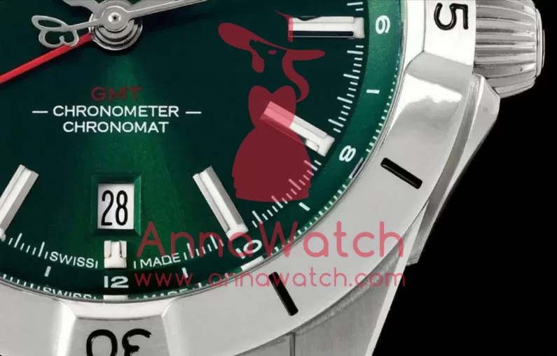 Chronomat GMT 40mm SS / SS Dark Green Dial BLSF A2836 - Image 6