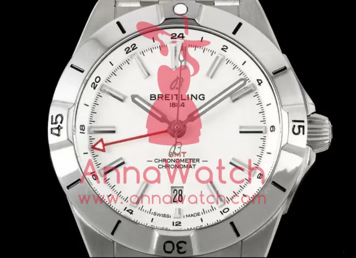 Chronomat GMT 40mm SS / SS White Dial BLSF A2836 - Image 3