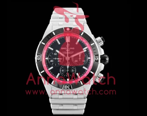 Super Chronomat B01 44MM SS / SS Black / Stk TF A7750 - Image 2