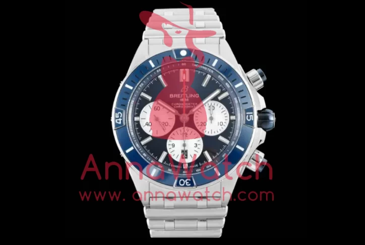 Super Chronomat B01 44MM SS / SS Blue / Stk TF A7750 - Image 2