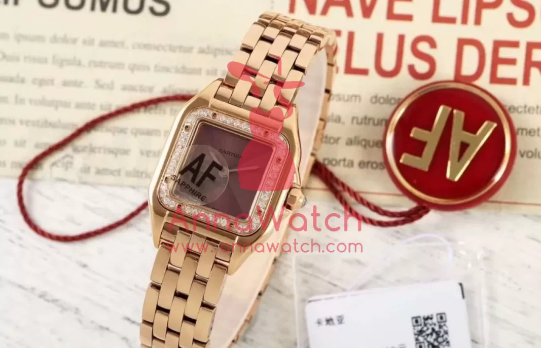 Panthere Secrete De Ladies 22mm Dia RG / RG Brown Dial AF Quartz - Image 4