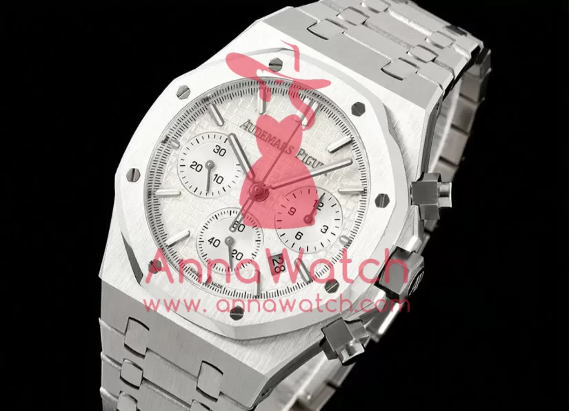 Royal Oak Chrono 26240ST 41mm SS / SS White / Stk BF A7750