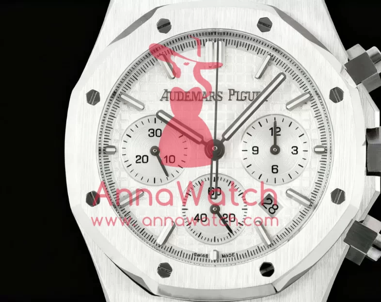 Royal Oak Chrono 26240ST 41mm SS / SS White / Stk BF A7750 - Image 2