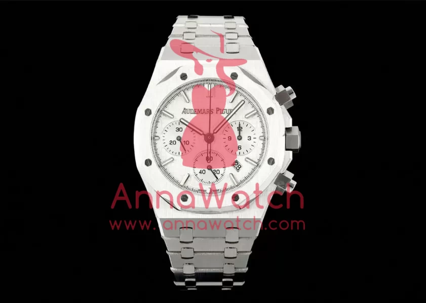Royal Oak Chrono 26240ST 41mm SS / SS White / Stk BF A7750 - Image 4
