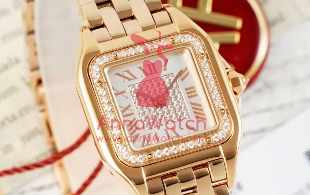Panthere Secrete De Ladies 22mm Dia RG / RG Diamonds Dial AF Quartz - Image 3