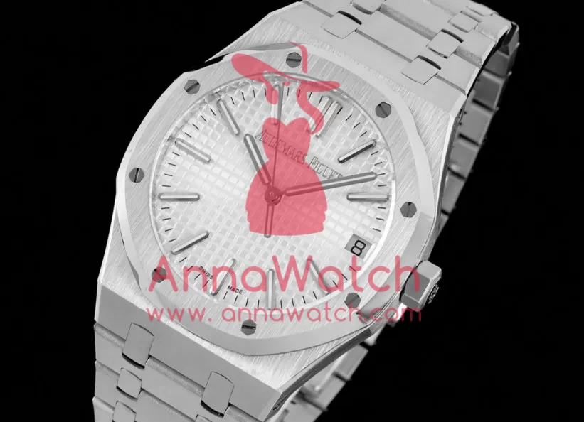 Royal Oak 15510 41mm SS / SS White / Stk BF A4302