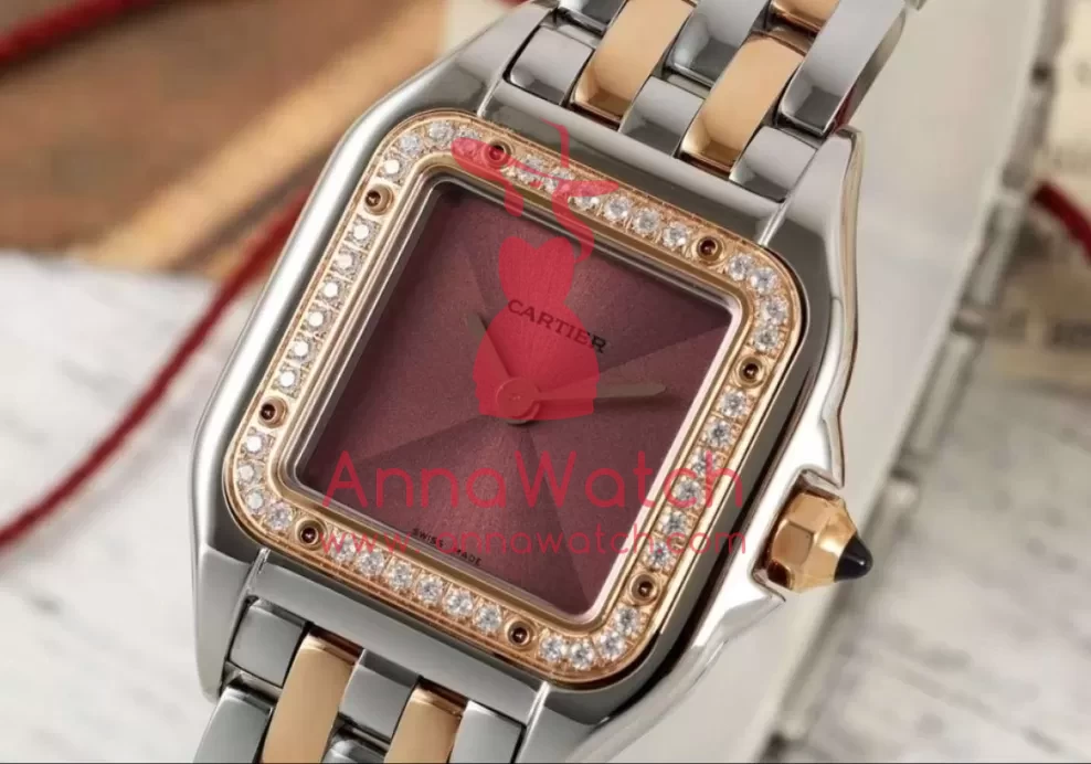 Panthere Secrete De Ladies 22mm Dia RG / SS Brown Dial AF Quartz - Image 2
