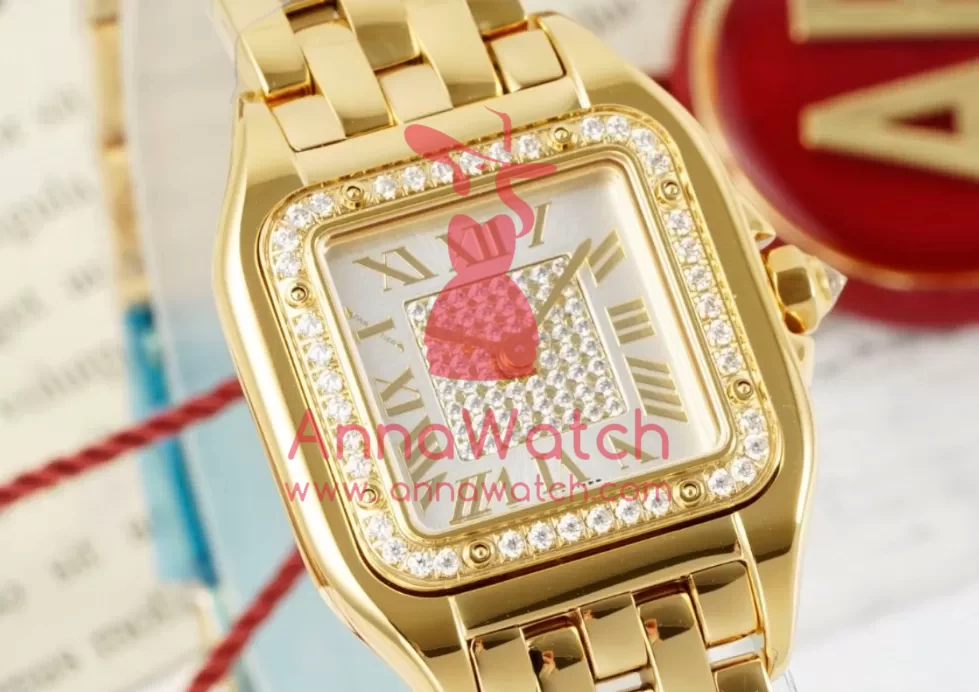Panthere Secrete De Ladies 22mm Dia YG / YG Diamonds Dial AF Quartz - Image 3