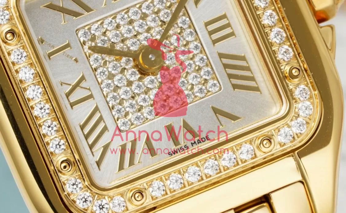 Panthere Secrete De Ladies 22mm Dia YG / YG Diamonds Dial AF Quartz - Image 6