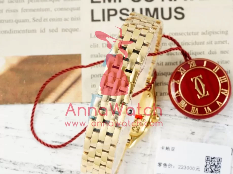 Panthere Secrete De Ladies 22mm Dia YG / YG Diamonds Dial AF Quartz - Image 10