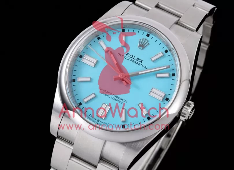 Oyster Perpetual 124300 41mm SS / SS Tiffany Dial VF DD3230 - Image 3